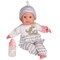 JC Toys Nonis Boutique 15" Realistic Grey Soft Body Baby Doll with Open/Close Eyes | Bottle & Pacifier | Ages 2+